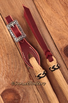 9/16, yacht braid, roping reins, slobber straps, quick change, splice, American made