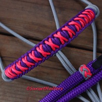 hope rope halter, halter cord, wrapped noseband, rope halter, yacht braid, lead rope