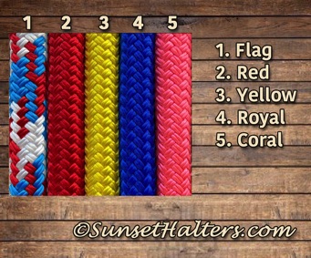 yacht braid, 1/2, red, royal, yellow, coral, flag, red white blue