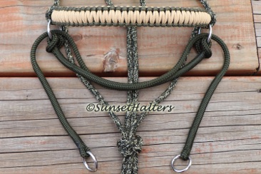 bitless, yacht braid, Indian hackamore, American made